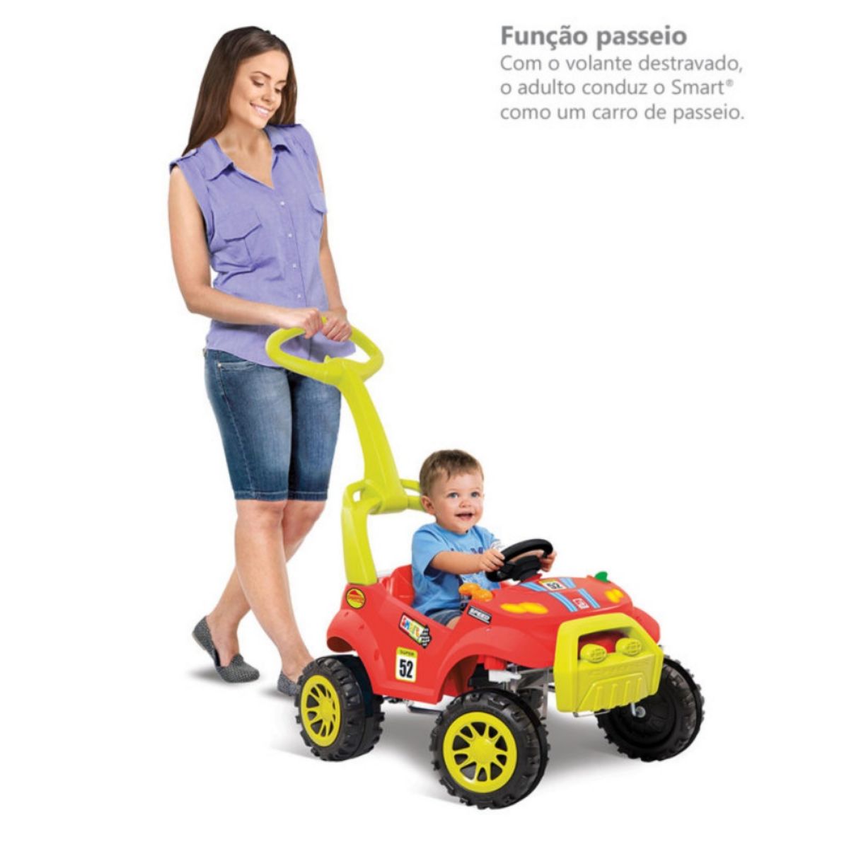 Superjipe Infantil Passeio E Pedal Com Capota Bandeirante - 587